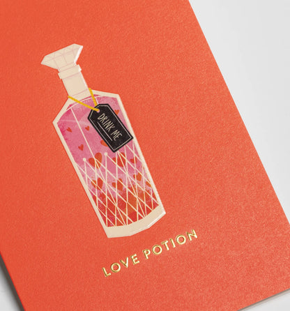 Ruby Taylor Love Potion Illustrative Greeting Card, view 2