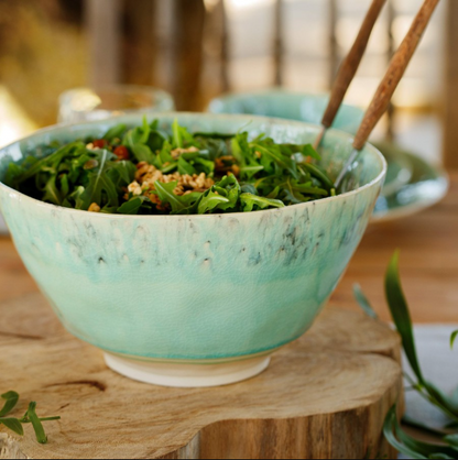 Madeira Serving Bowl in Blue - 24 cm, view 2