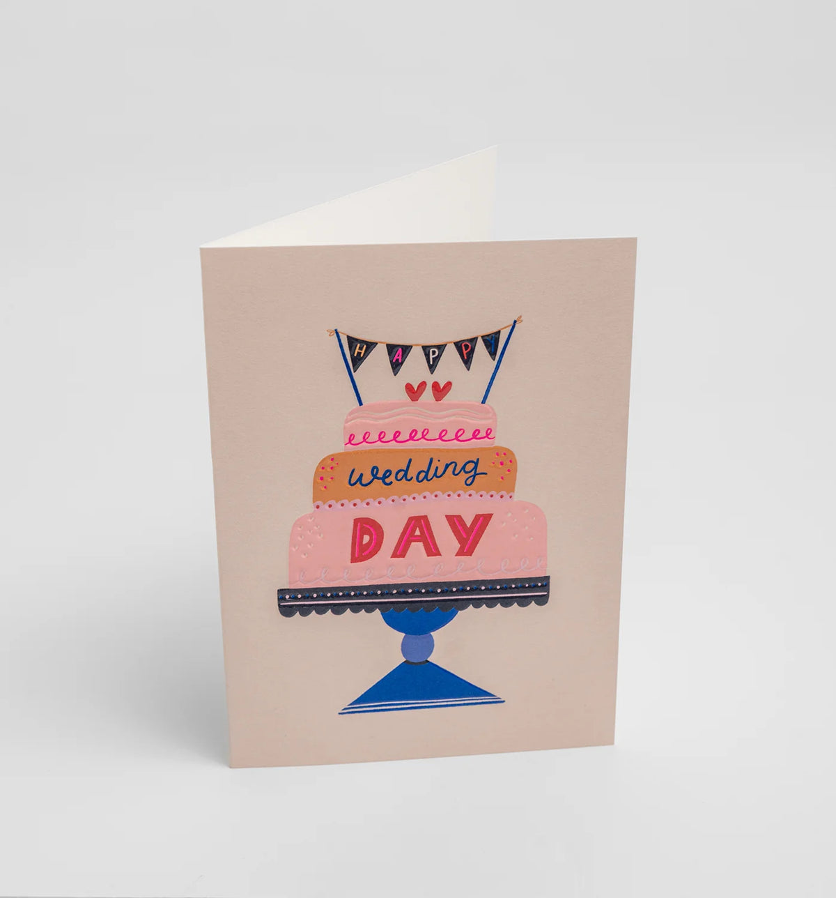 Jessica Smith Happy Wedding Day Decorative Cake Greeting Card, view 3