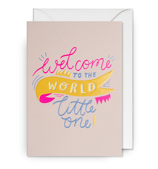 Jessica Smith Welcome to the World Little One Greeting Card