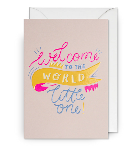 Jessica Smith Welcome to the World Little One Greeting Card