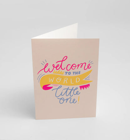 Jessica Smith Welcome to the World Little One Greeting Card