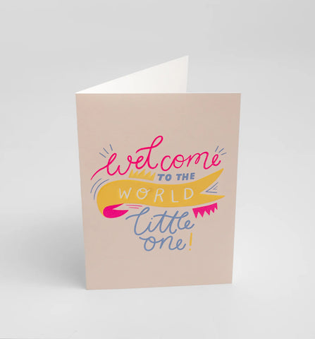 Jessica Smith Welcome to the World Little One Greeting Card