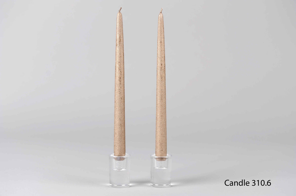 Rasteli glass taper candle holder, additional view