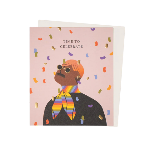 Ana Gaman Time to Celebrate Greeting Card