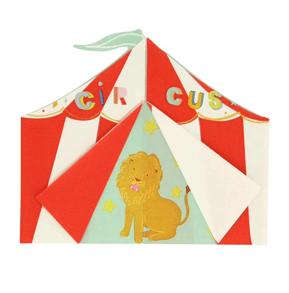 Circus Shaped Big Top Napkins