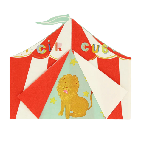 Circus Shaped Big Top Napkins