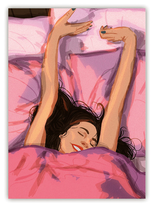 ACTE - Waking Up In Bed Postcard