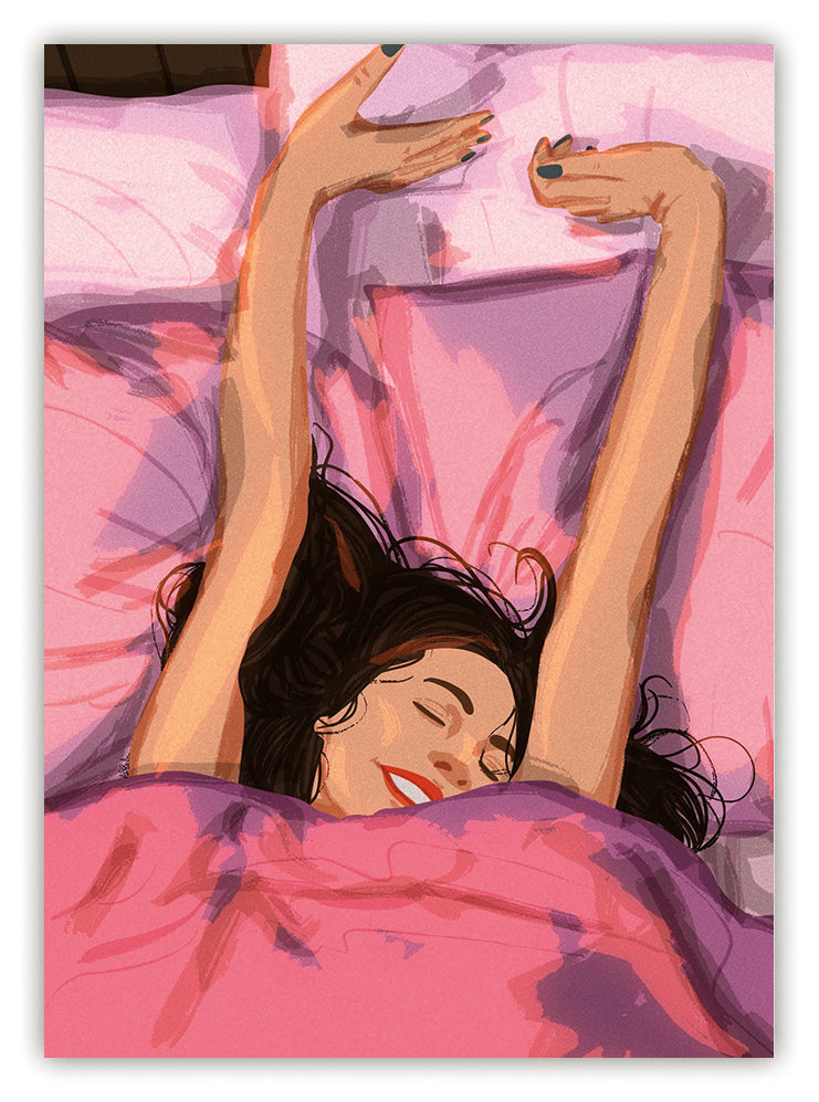 ACTE - Waking Up In Bed Postcard