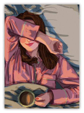 ACTE - Coffee In Bed Postcard
