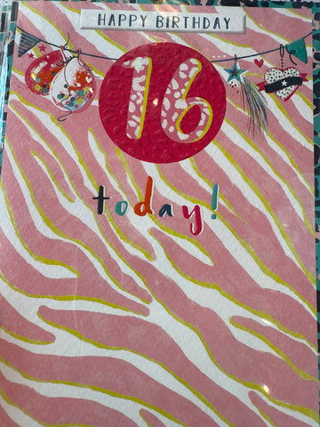 TLS - 16th Birthday Greeting card