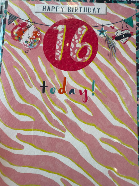 TLS - 16th Birthday Greeting card