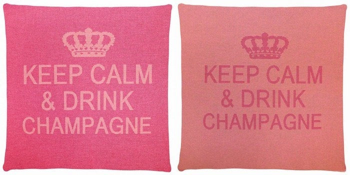 FS-Home Cushion Cover Champagne in woven Belgium linen