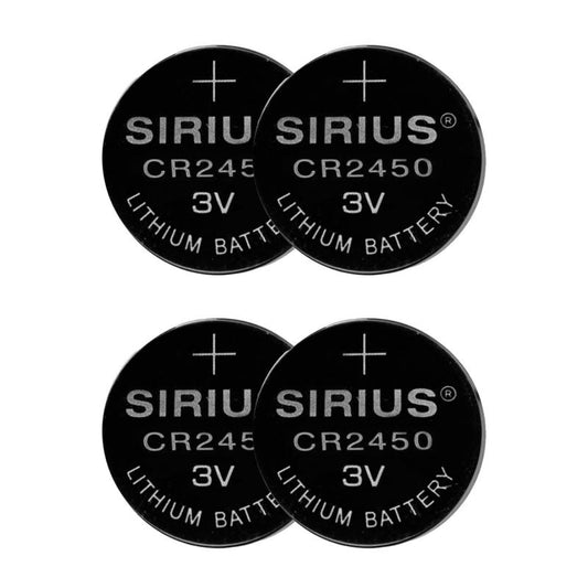 Sirius DecoPower CR2450 Batteries (Set of 4)
