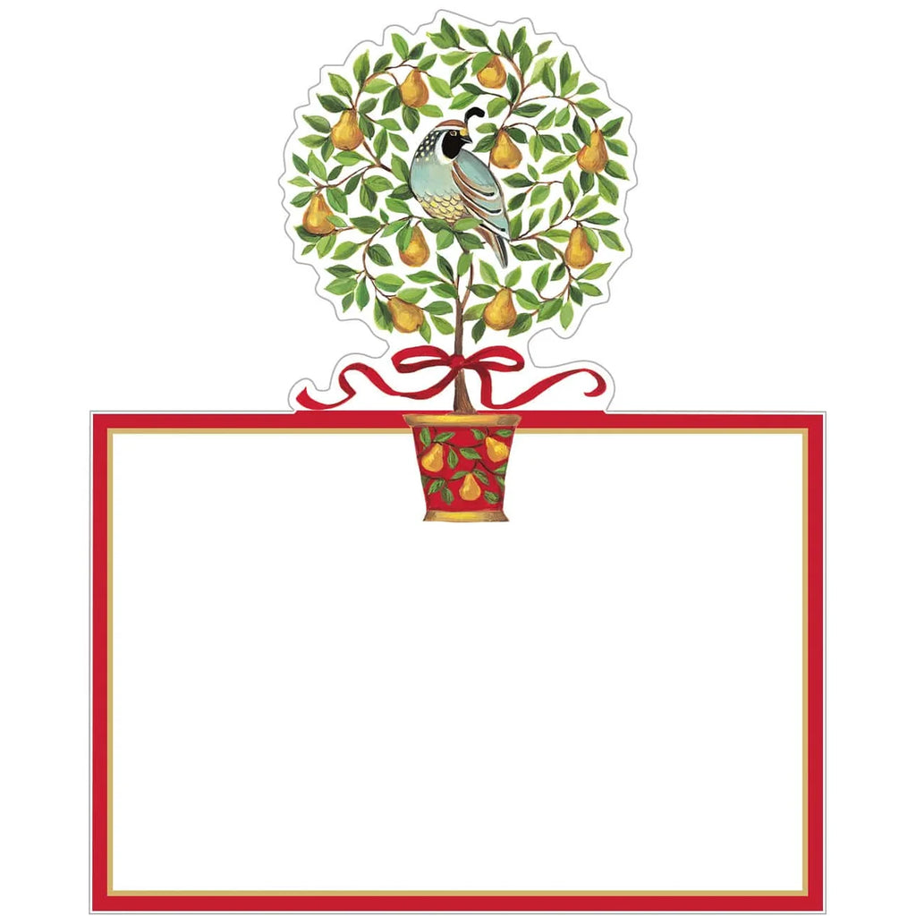 Caspari On The 12th Day Place Card (Set of 8)