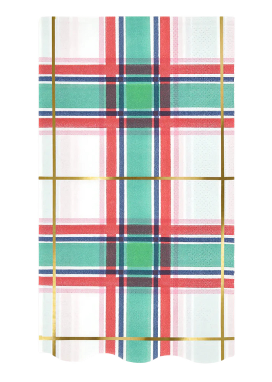 Meri Meri Tartan Guest Towels