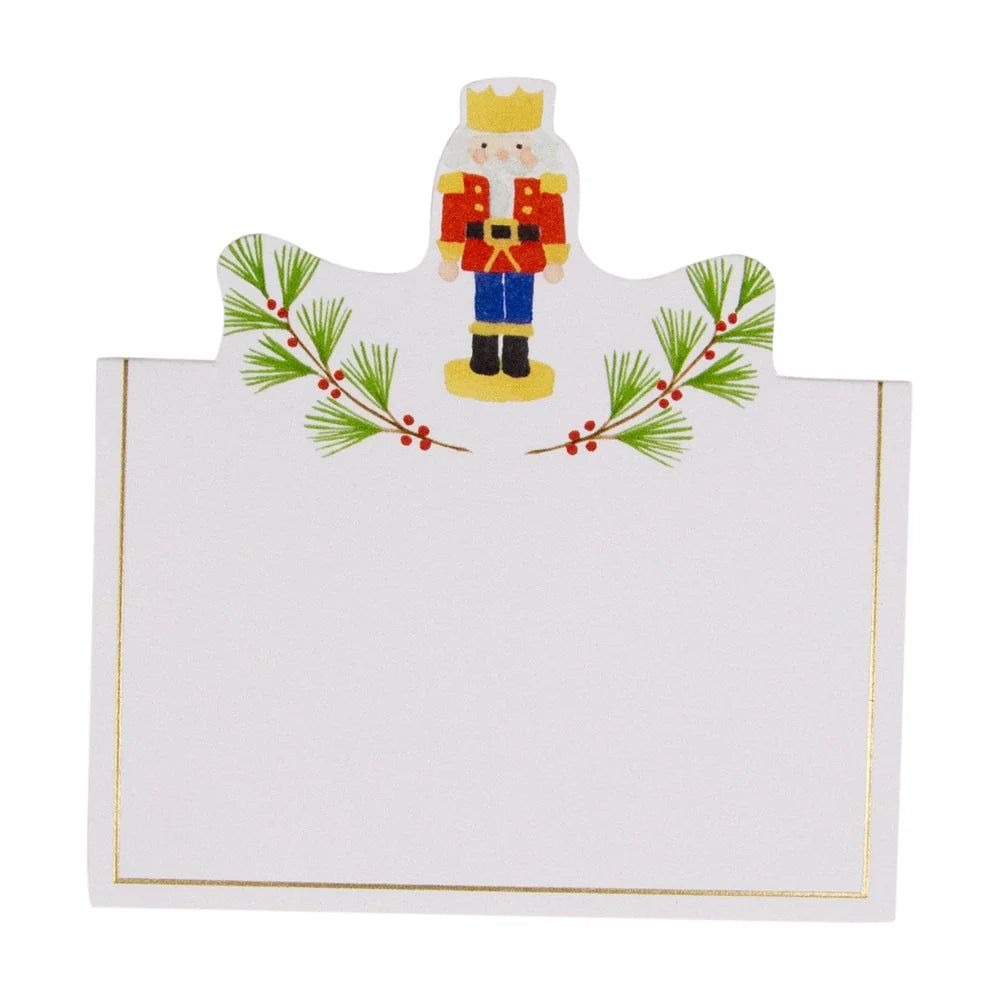 Caspari Little Nutcracker Foil Place Card (Set of 8)