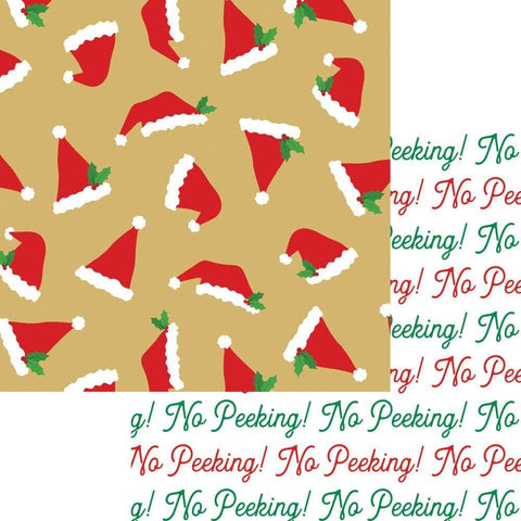 Caspari Santa Hat Toss Roll Wrap