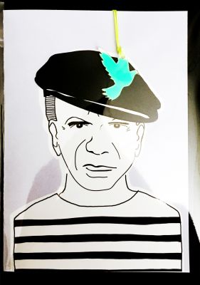 Buttique Pablo P. Card, greeting card by Buttique