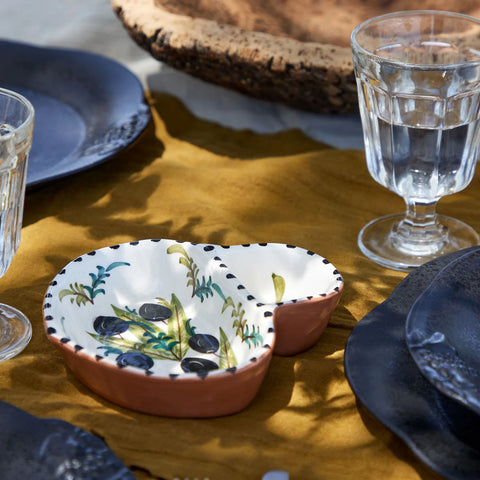Casafina Alentejo Terracota Olive Dish Bowl 13cm