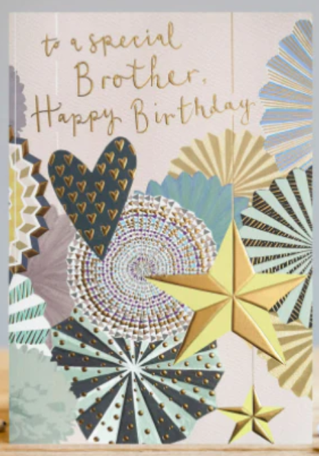 Card Birthday Brother