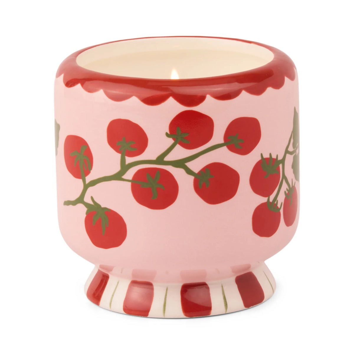 Paddywax A Dopo ceramic candle in Heirloom Tomato