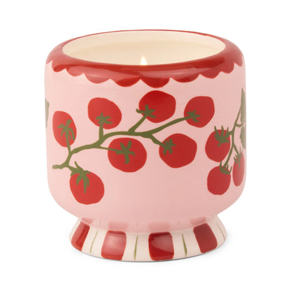 Paddywax A Dopo ceramic candle in Heirloom Tomato