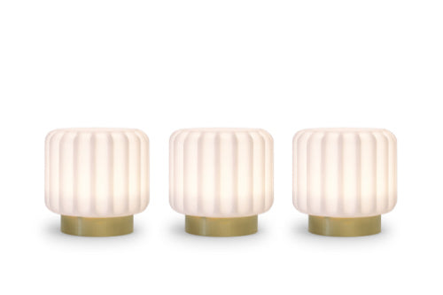 Atelier Pierre Dentelles mini lamp, set of three small table lamps