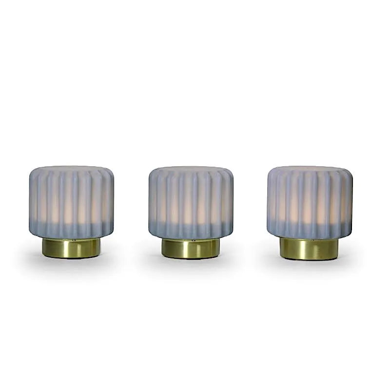 Atelier Pierre Dentelles mini lamp, set of three small table lamps, view 4
