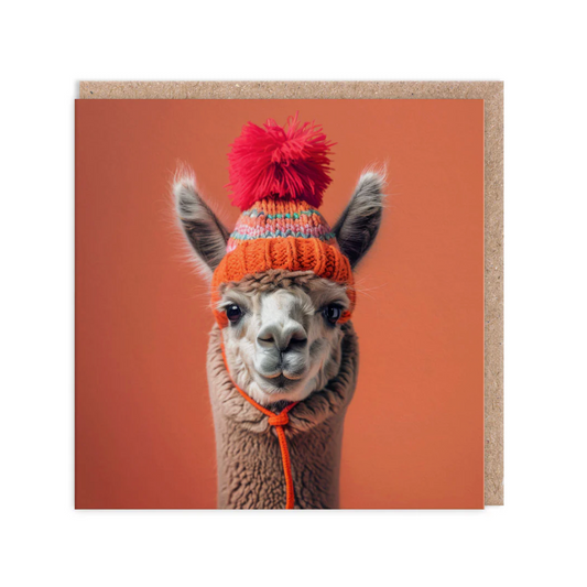 Alpaca Greeting Card