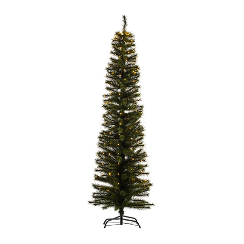 Alvin Skinny Christmas Tree LED 2.1m