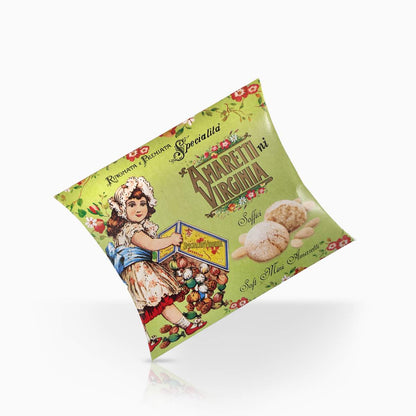 Amaretti Virginia Italian Cookies 30g, soft almond amaretti
