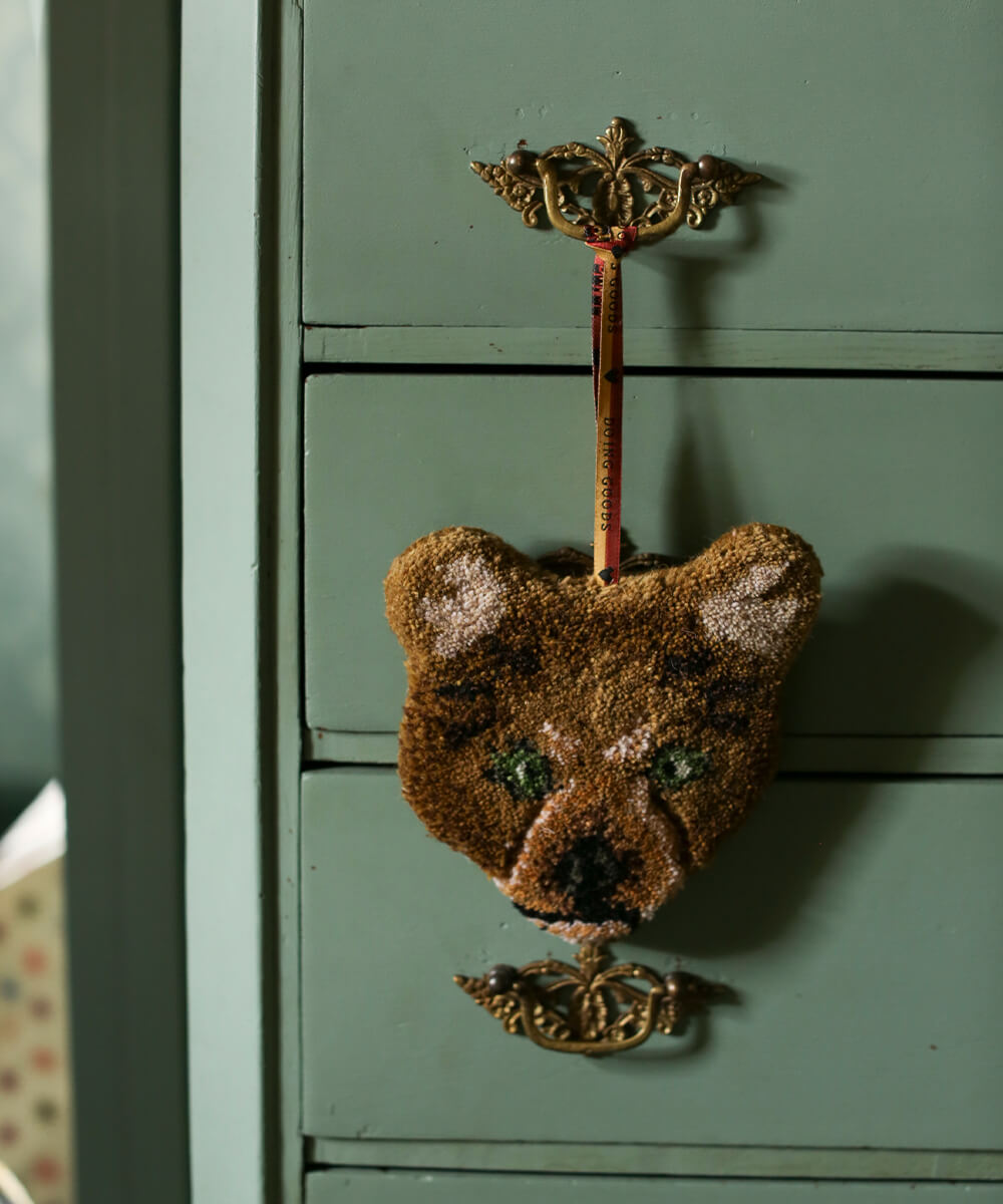 Archie Check Bear Gift Hanger, view 4