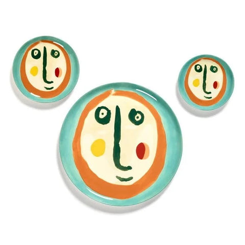 Feast Face 2 Bread Plate (Set of 2)