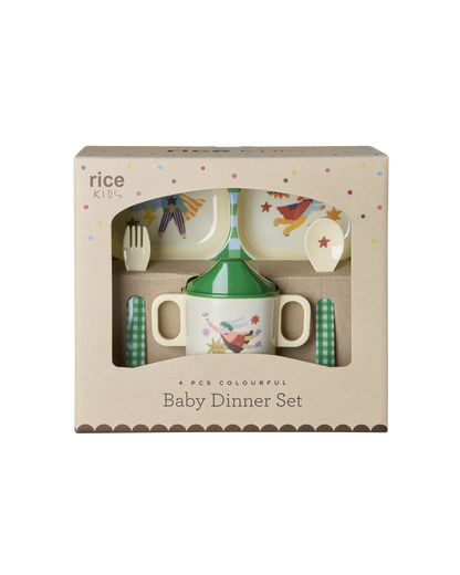 Rice Hero Melamine Baby Dinner Set in Gift Box, view 2