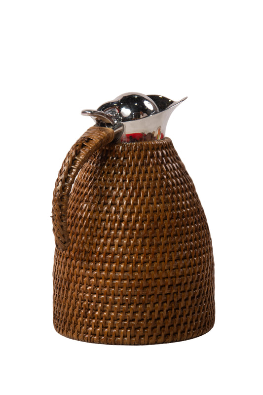 Rattan Woven Thermos 1L