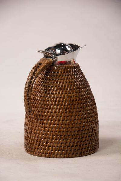 Rattan Woven Thermos 1L
