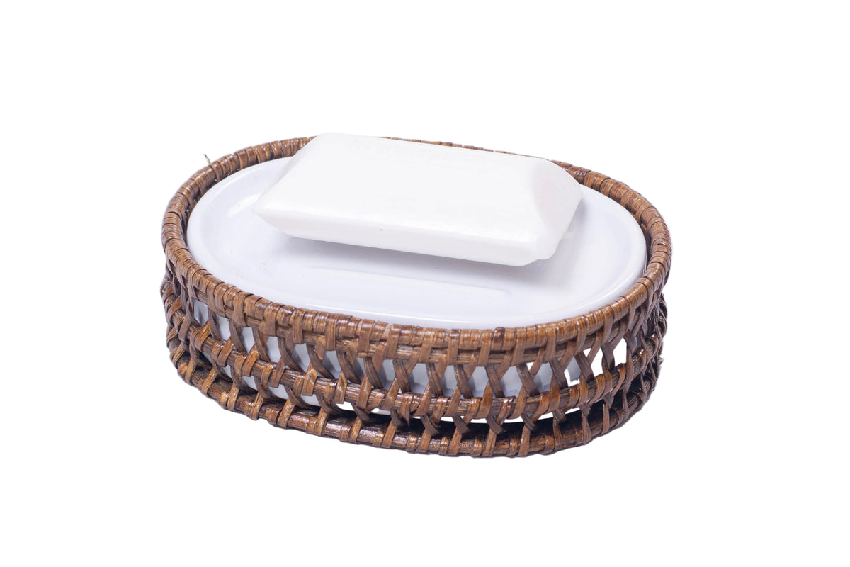 Rattan Bath Set, view 3