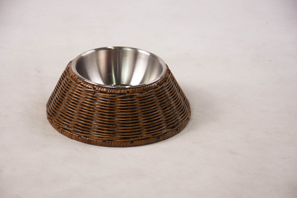 Rattan Pet Bowl