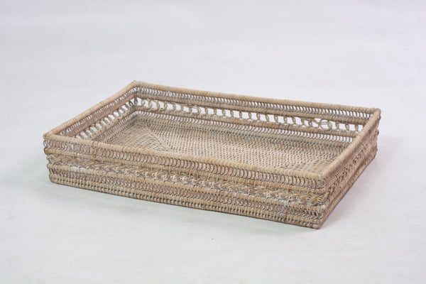 Rattan Rectangular Tray