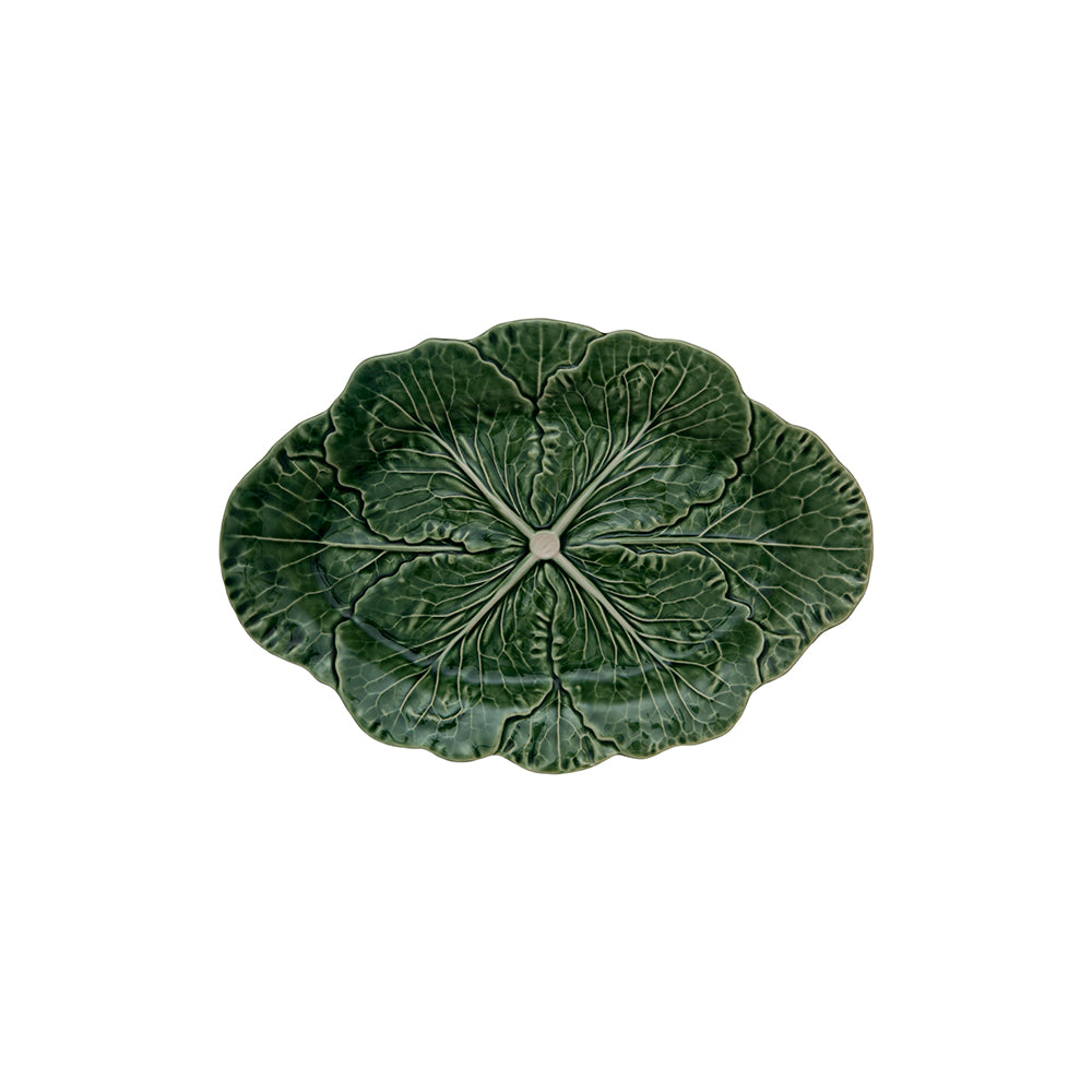 Bordallo Pinheiro Cabbage Oval Platter 37.5cm