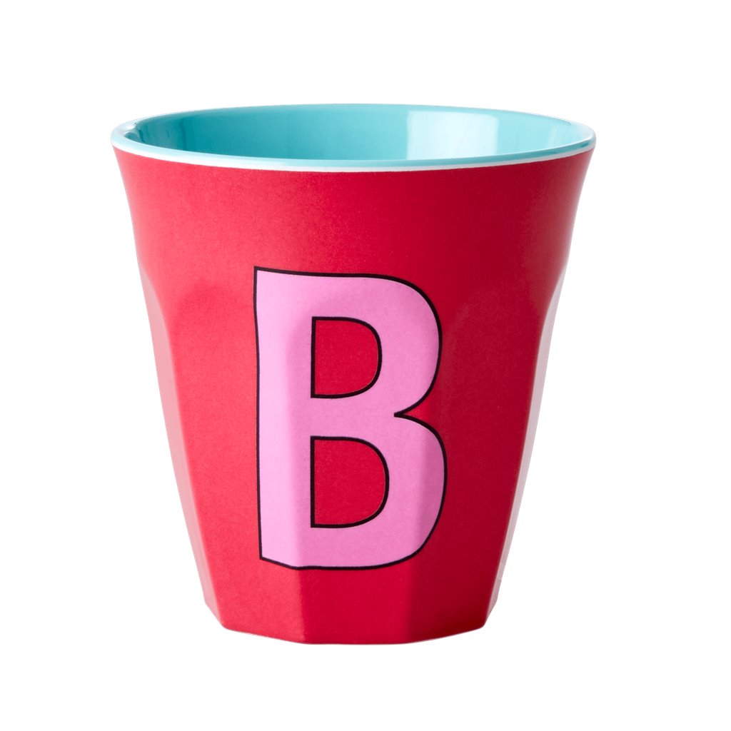 Rice Melamine Cup 250ml Girl Plain Alphabet – view 3