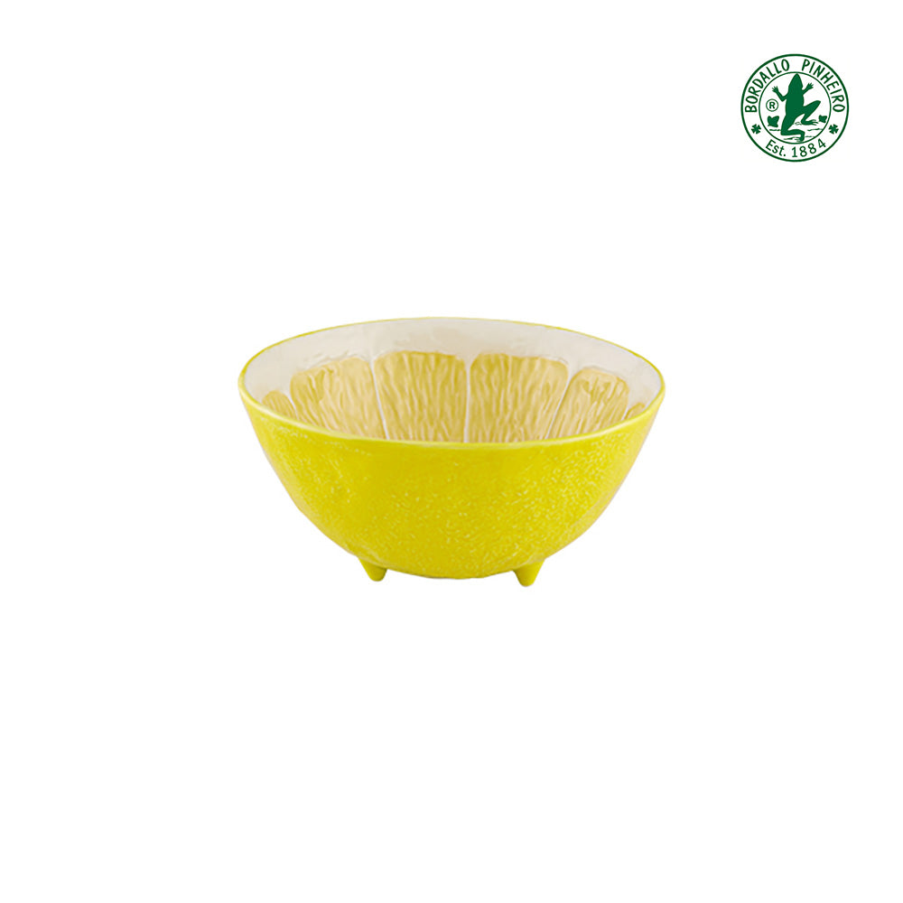 Bordallo Pinheiro Lemon Salad Bowl in earthenware