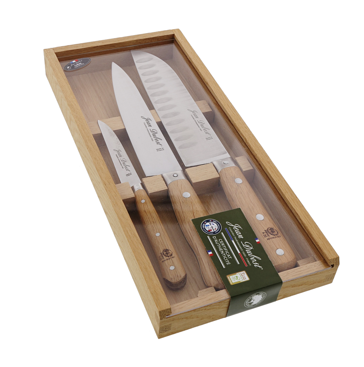 Laguiole Jean Dubost Kitchen Knives Set Box (Set of 3)