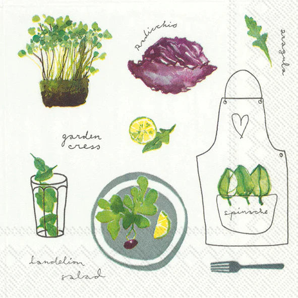 IHR cocktail paper napkins 25 x 25 cm, design 21