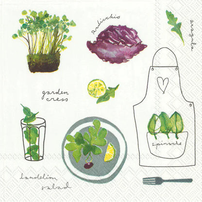 IHR cocktail paper napkins 25 x 25 cm, design 21