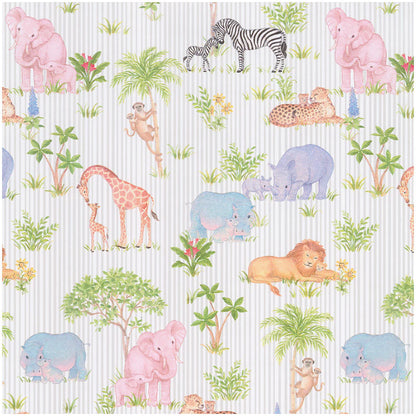 Caspari Safari Baby gift wrap roll