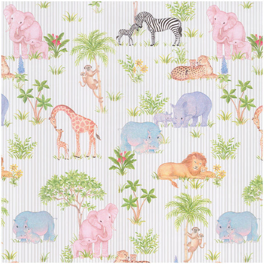 Caspari Safari Baby Roll Wrap