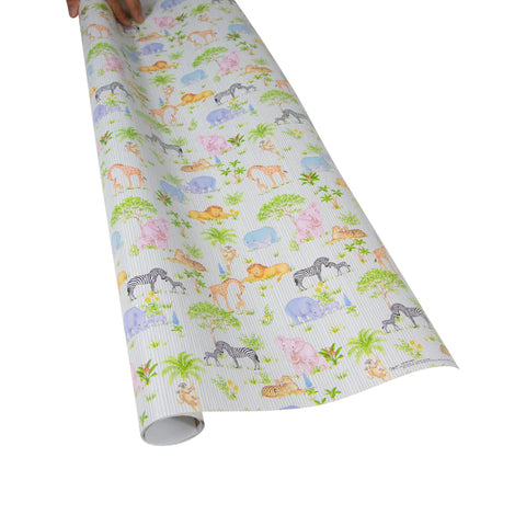 Caspari Safari Baby Roll Wrap