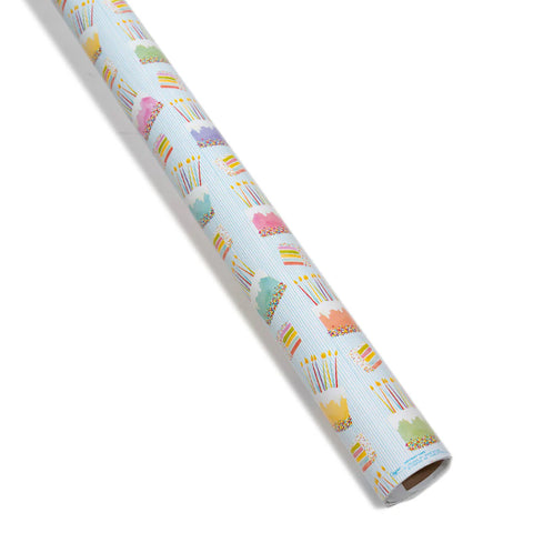 Caspari Birthday Cake Roll Wrap